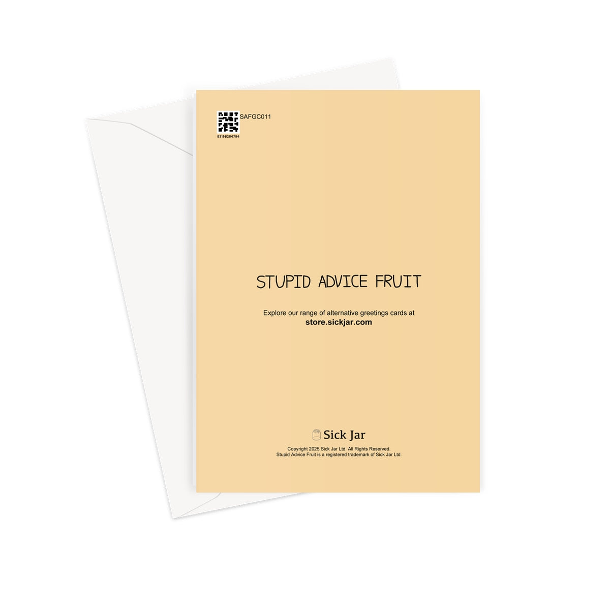 Stupid Advice Fruit (SAFGC011) Greeting Card