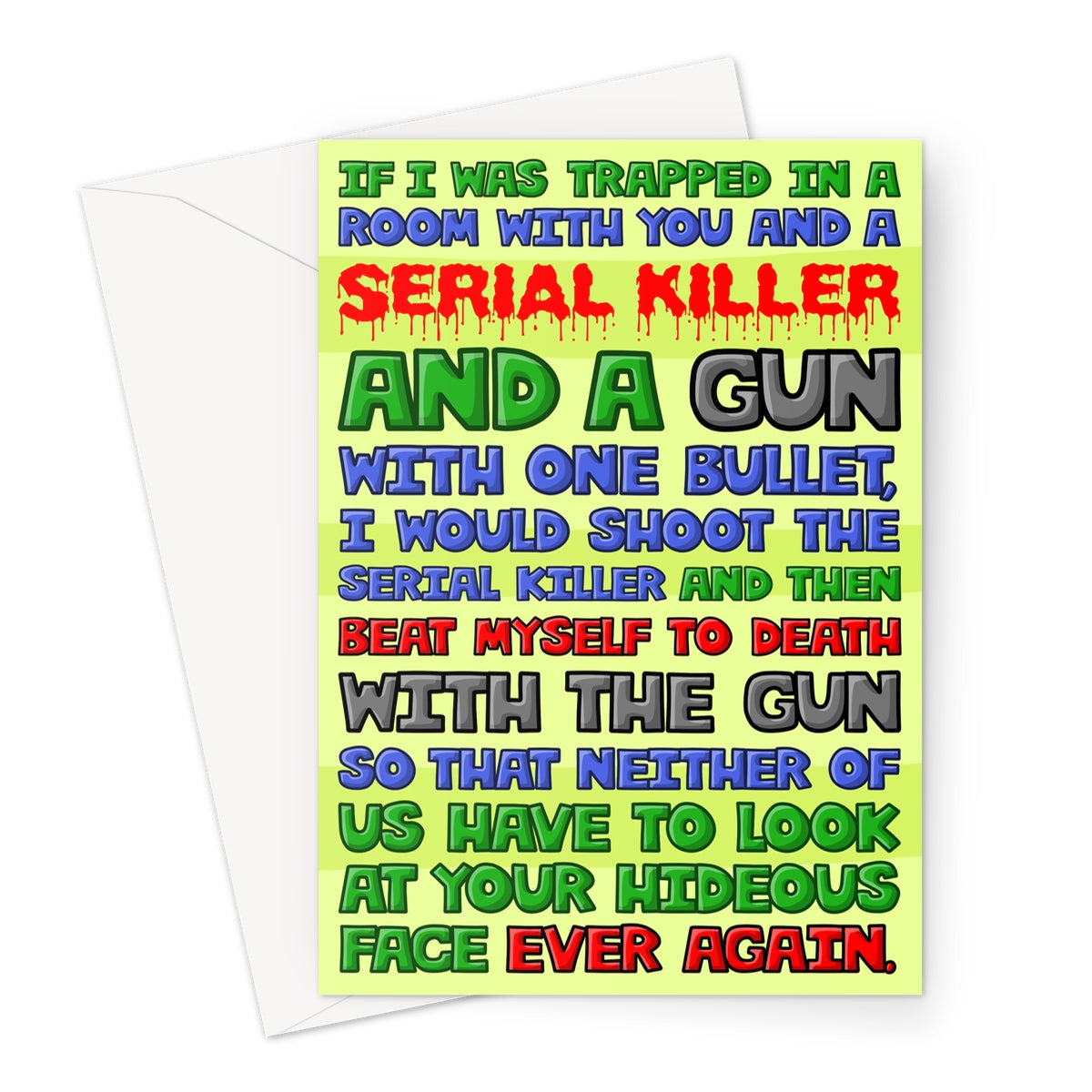 Needlessly Savage (NSGC007) Greeting Card